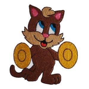 Musical Cats 9 Filled Stitch Design