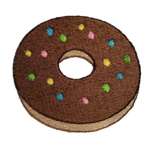Junk Food Donut Filled Stitch Design