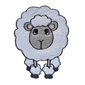 Sheep Filled Stitch Machine Embroidery Design