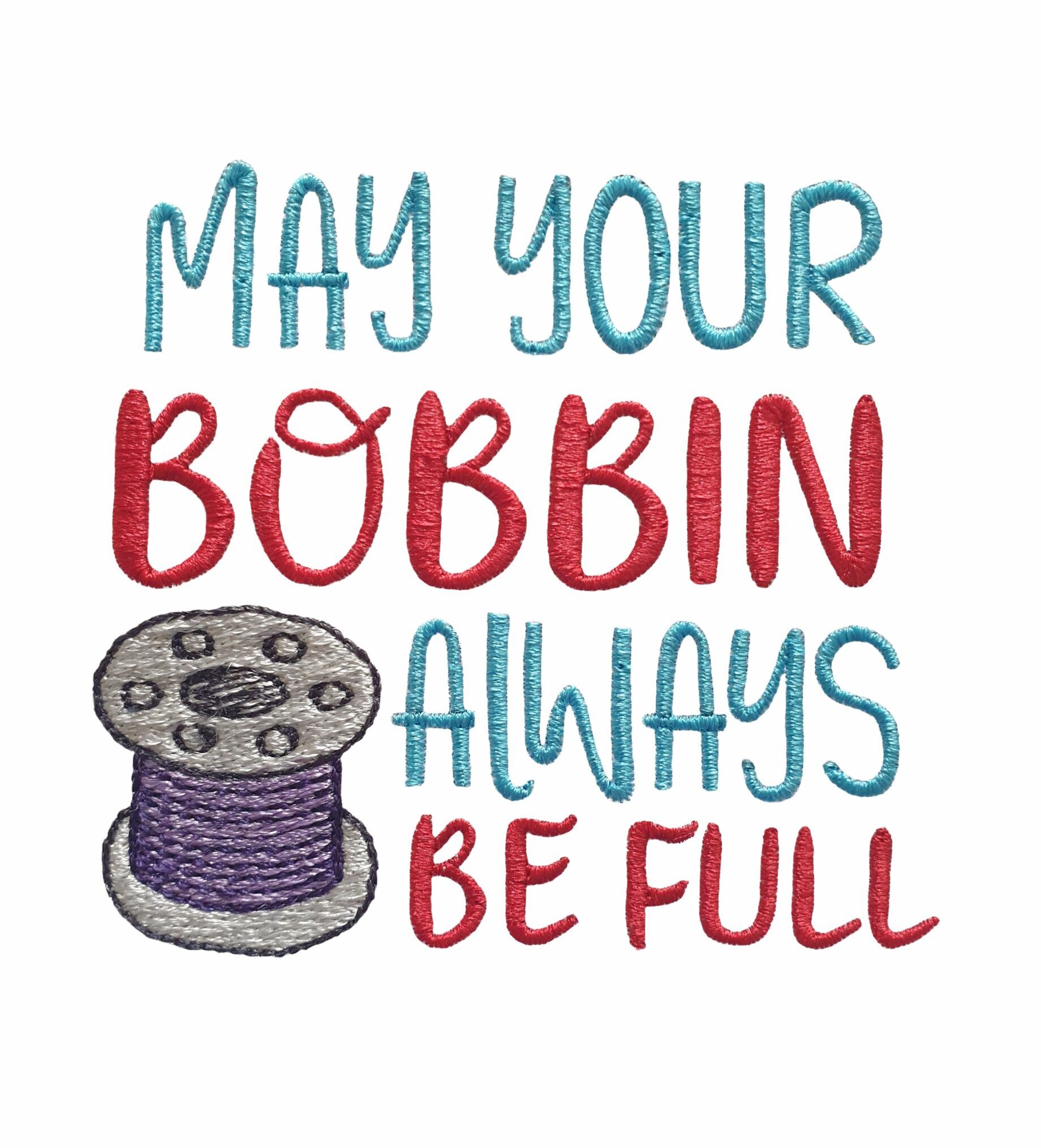 Sewing Saying machine embroidery design