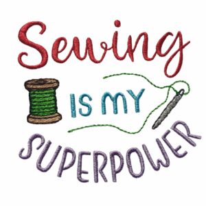 Sewing Saying machine embroidery design